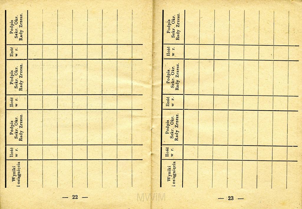 KKE 3258-13.jpg - Ksiązeczka Instruktorska Główny Komitet Kultury Fizycznej, Jana Rutkowskiego, Warszawa, 1952 r.